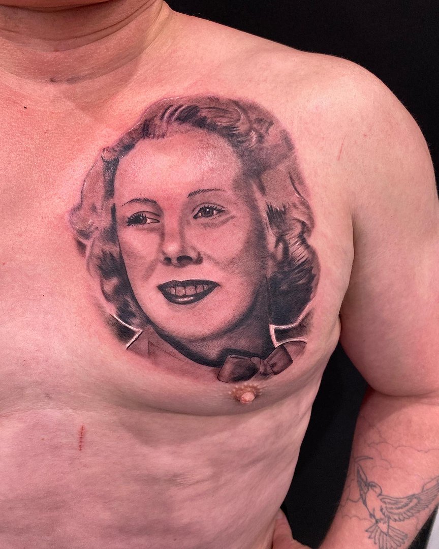 Realism (black & grey) tattoo by Jay Blumfield
