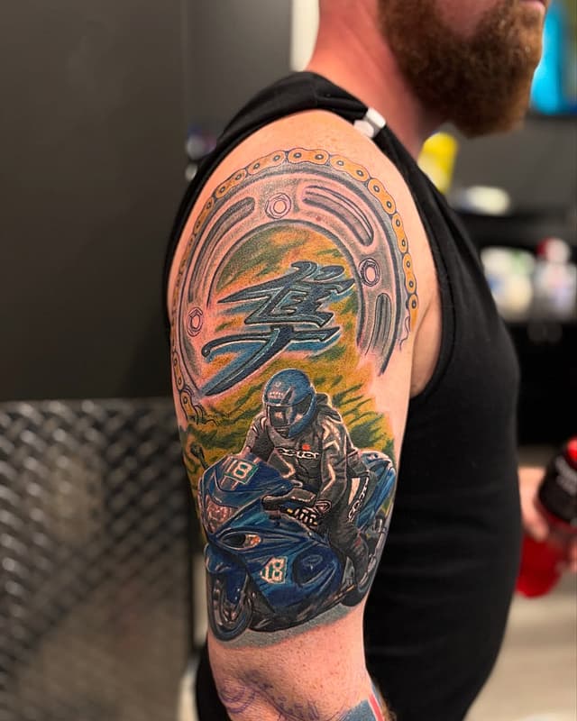 Realism (black & grey) tattoo by Jay Blumfield