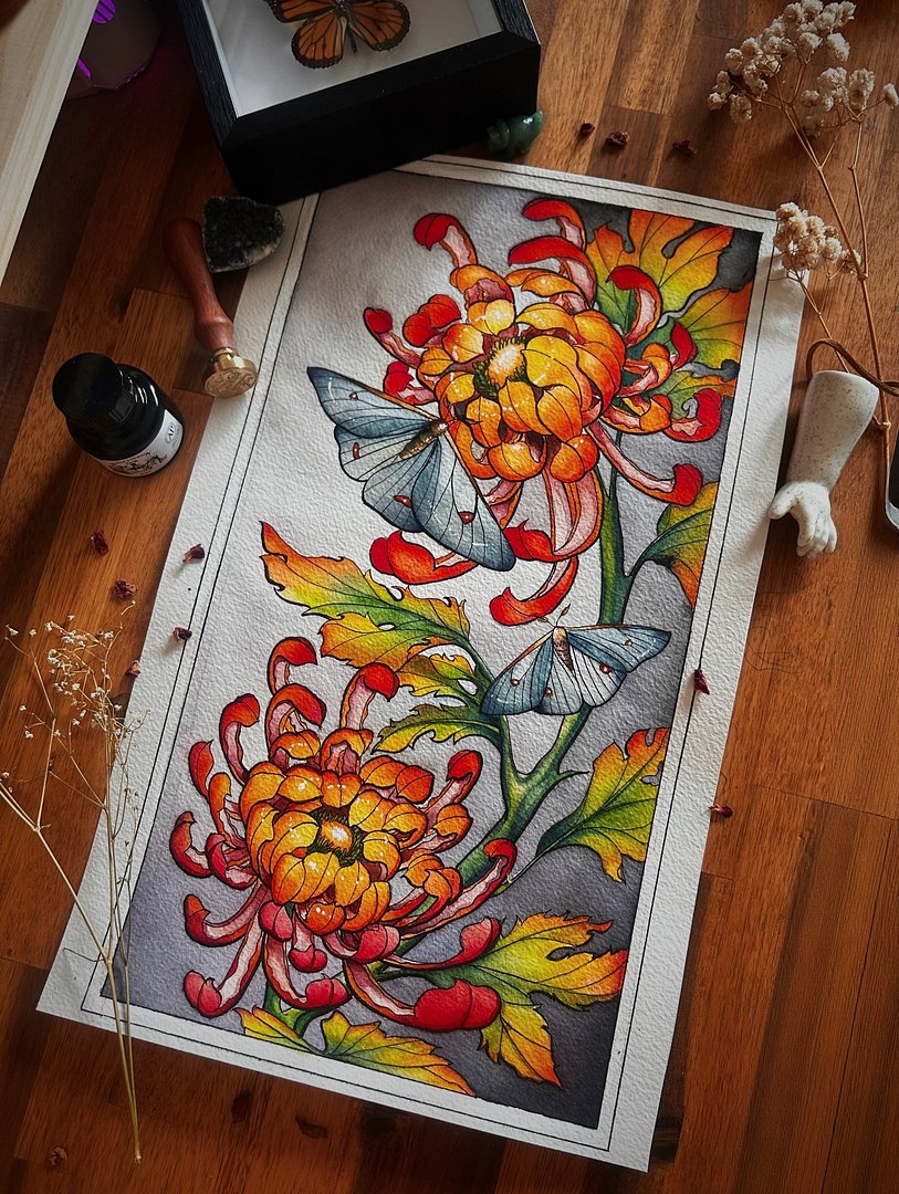 Neo-Traditional tattoo by ✤ Revi ✤