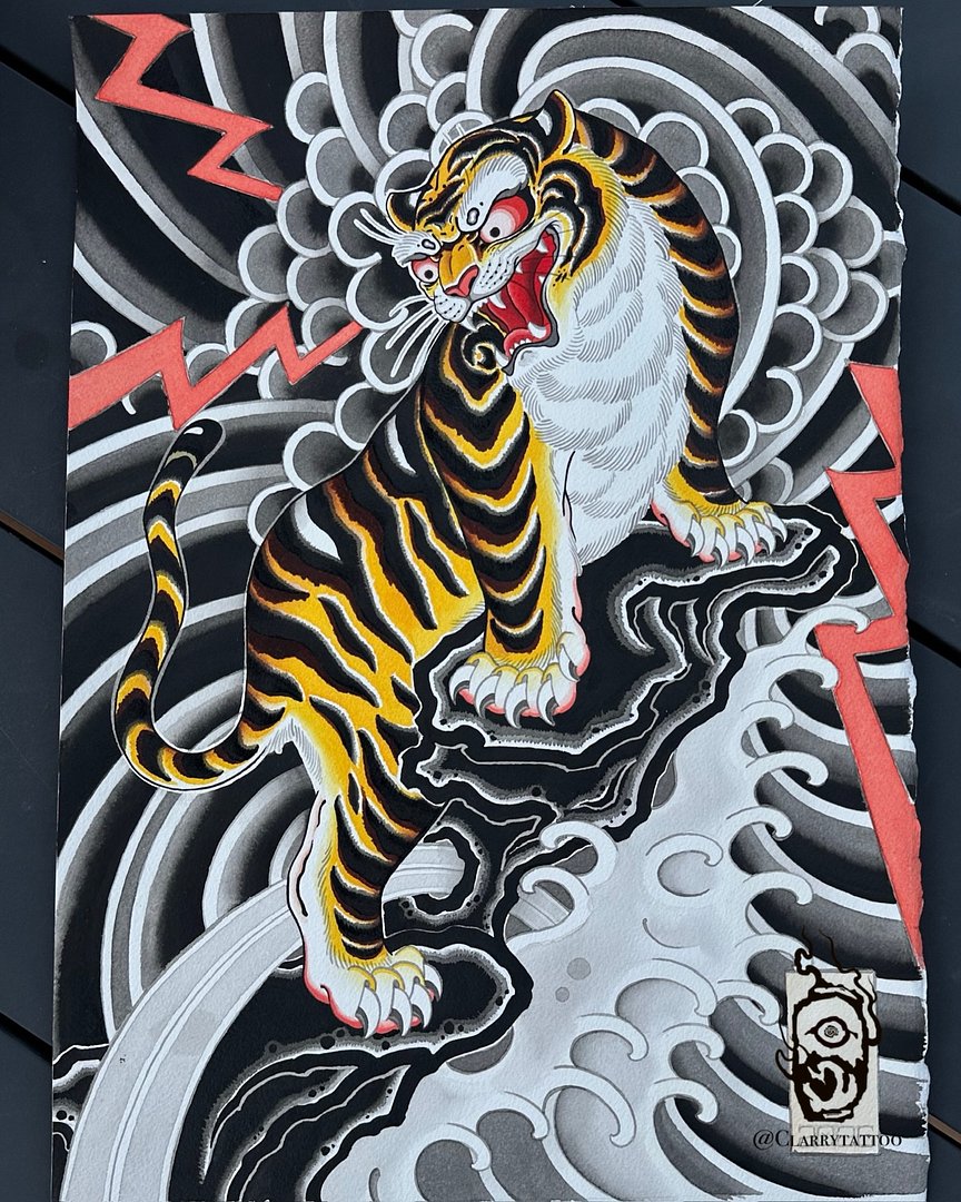 Japanese (Irezumi) tattoo by Clarry