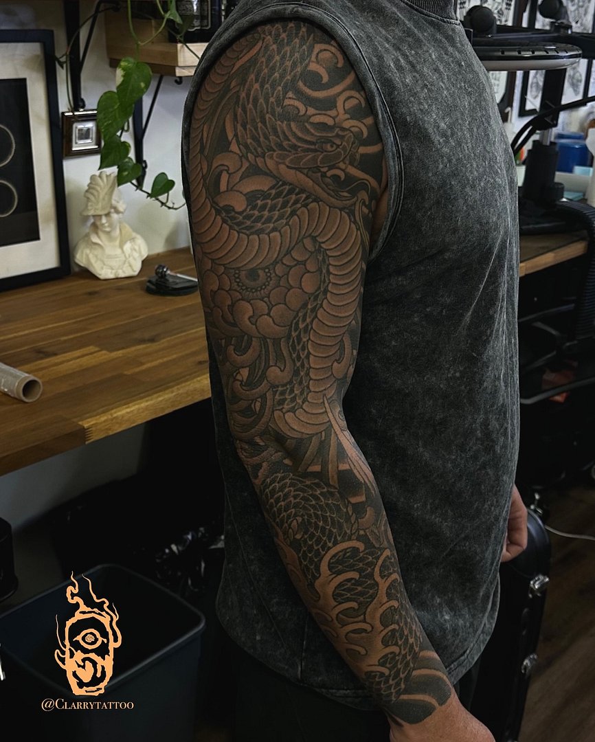 Japanese (Irezumi) tattoo by Clarry