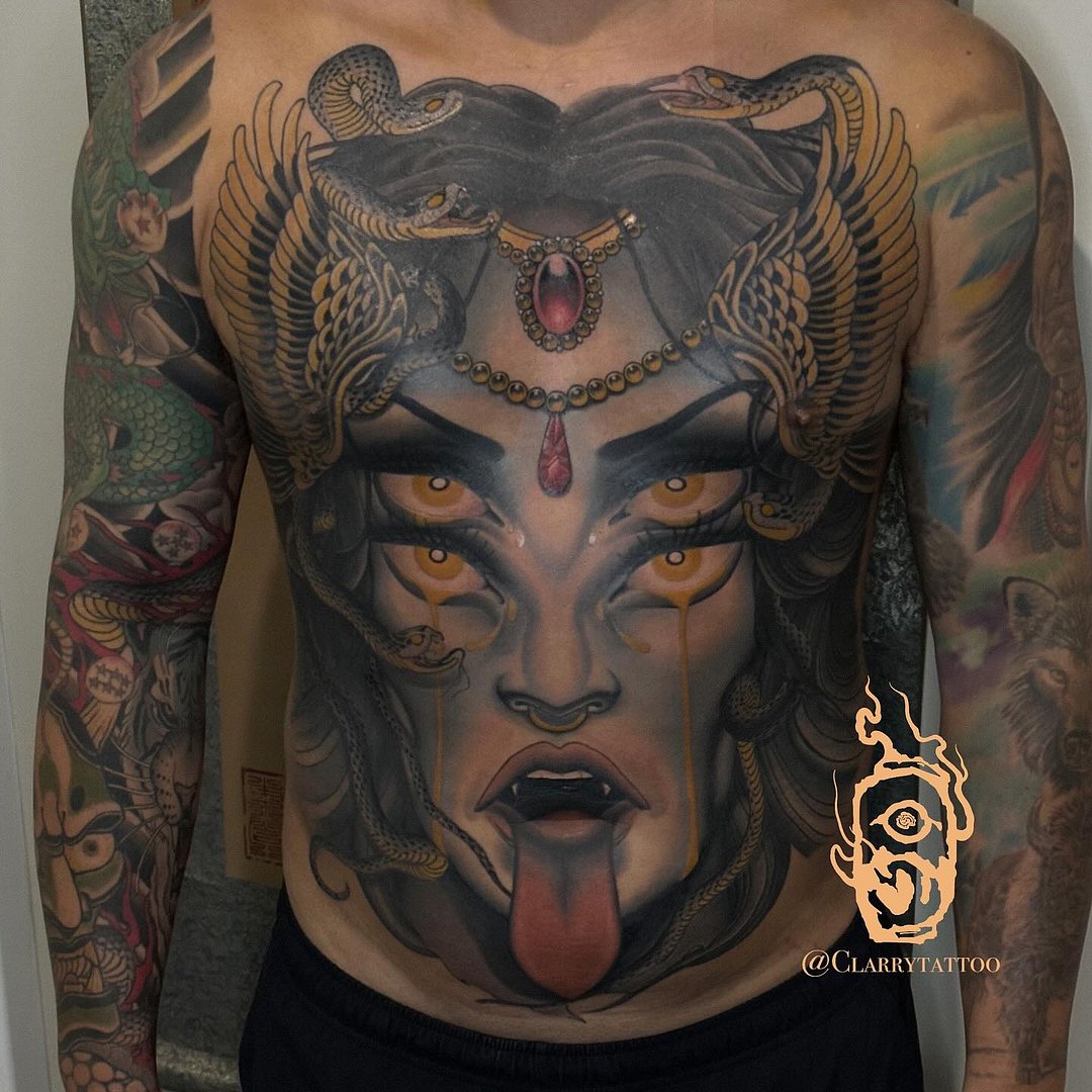 Japanese (Irezumi) tattoo by Clarry