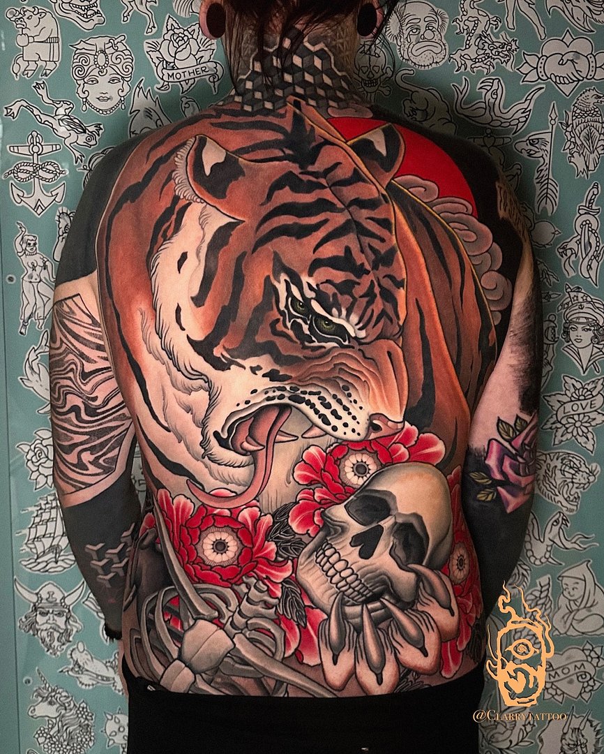 Japanese (Irezumi) tattoo by Clarry