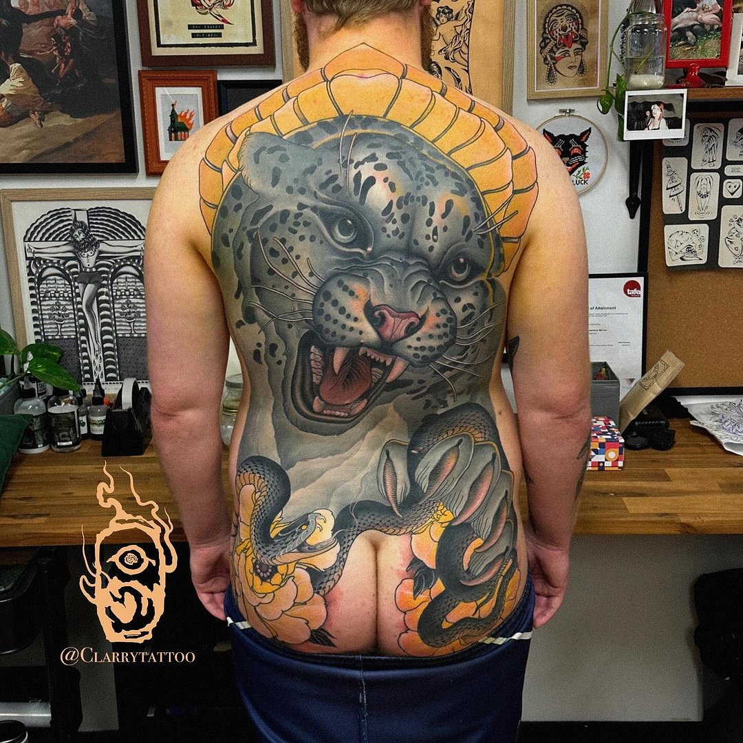 Japanese (Irezumi) tattoo by Clarry