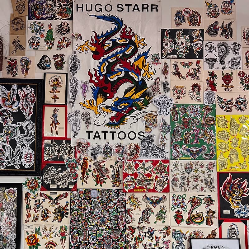 American Traditional tattoo by Hugo Starr Tattoos
