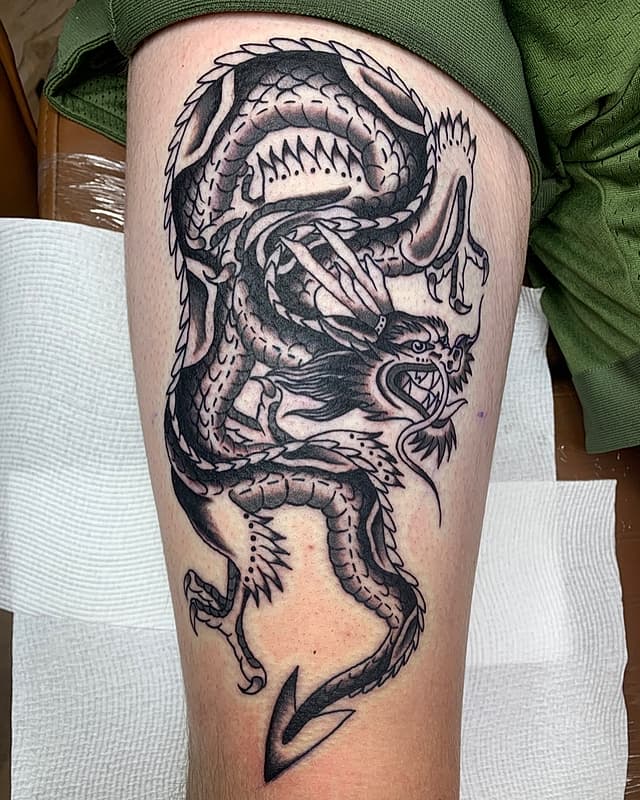 Tattoo by Abe Carroll in Newcastle CBD