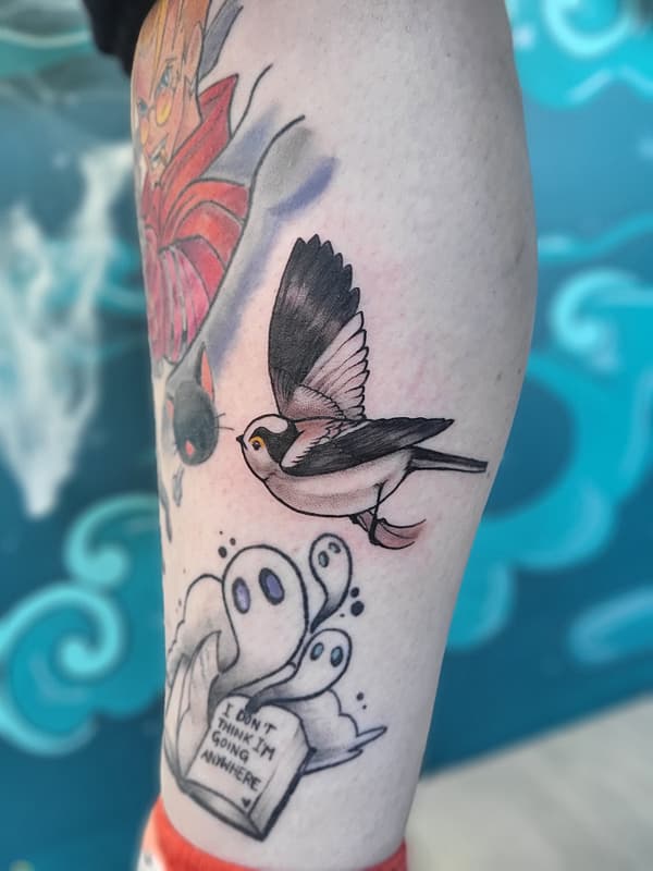 Illustrative tattoo by Brendon (Breb)