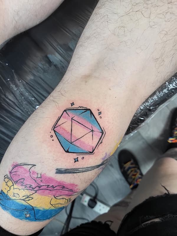Illustrative tattoo by Brendon (Breb)