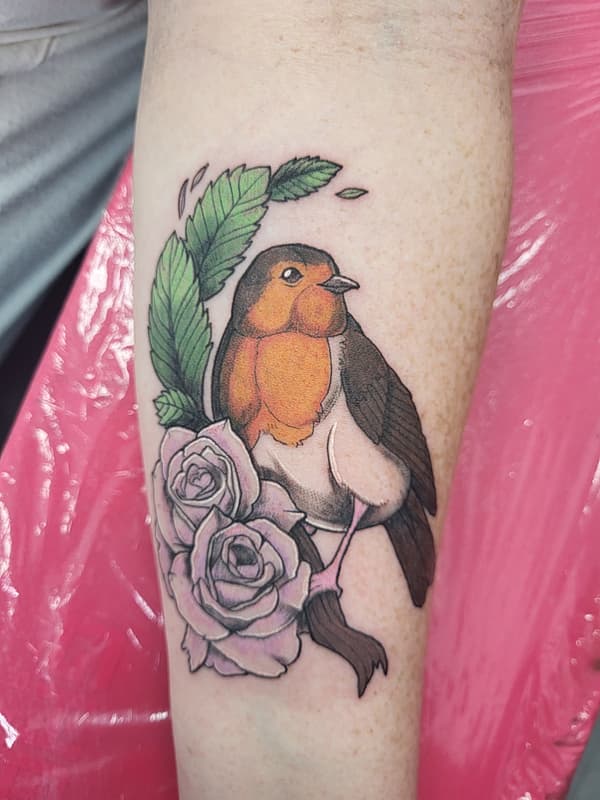 Illustrative tattoo by Brendon (Breb)