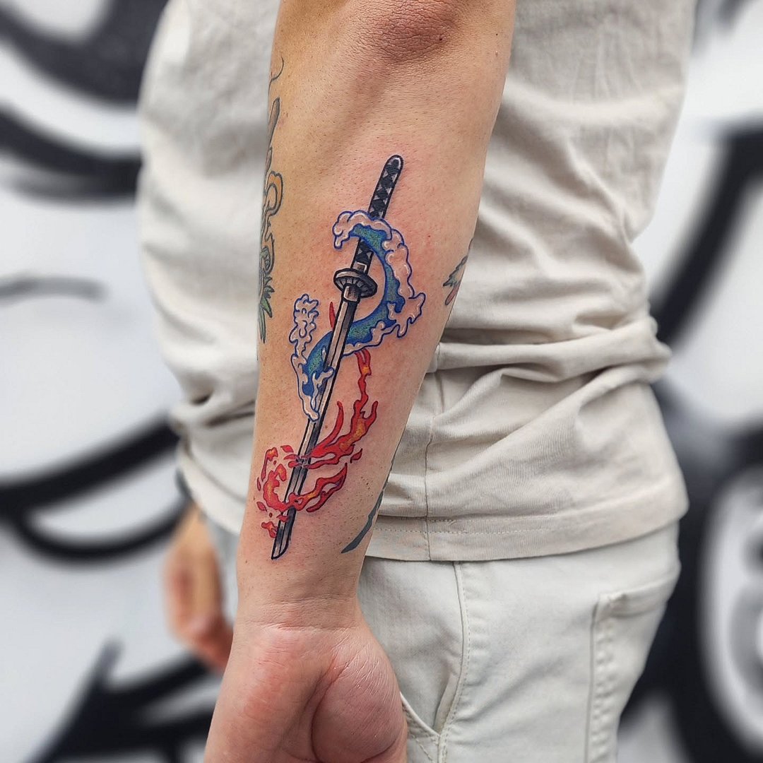 Illustrative tattoo by Rippa_Work 