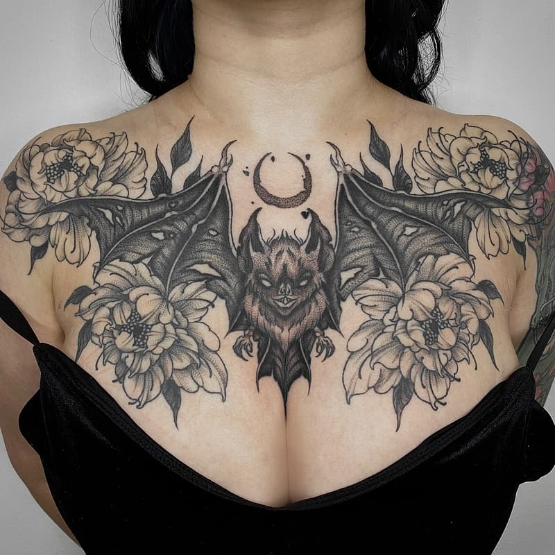 Illustrative tattoo by Mia Barix Tattoo