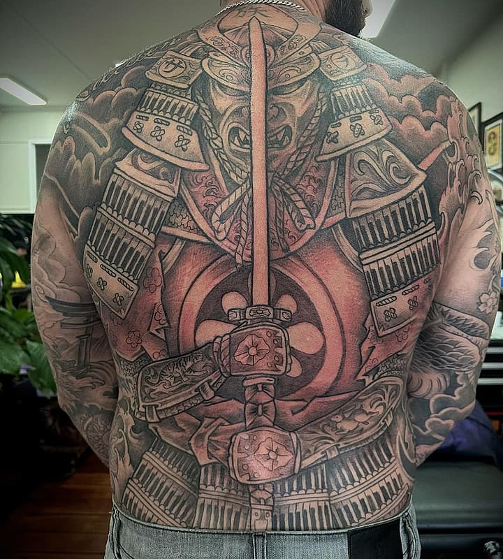 Neo-Japanese tattoo by Clint Steele- Brisbane Tattooer
