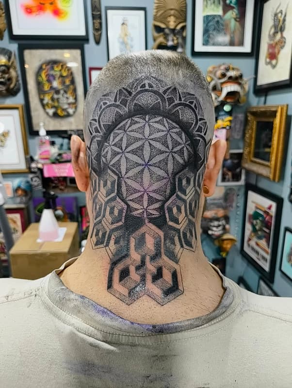 Dotwork tattoo by Jordan Mckenzie