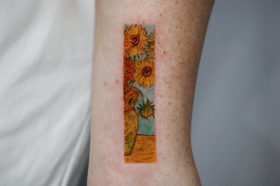 Abstract tattoo by Kaya Kyoungseo Min