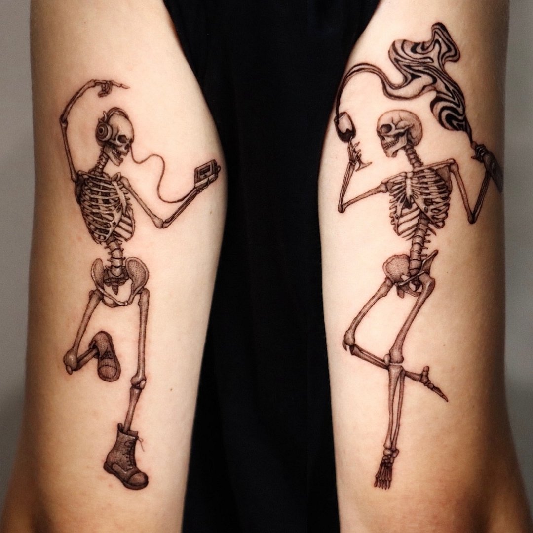 Abstract tattoo by Kaya Kyoungseo Min