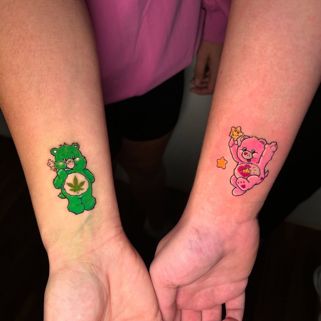 Anime tattoo by Bradley Donnell