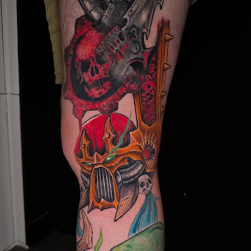 Anime tattoo by Bradley Donnell