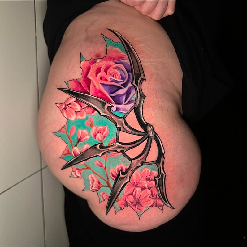 Anime tattoo by Bradley Donnell