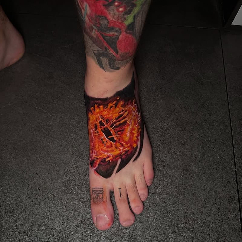 Anime tattoo by Bradley Donnell