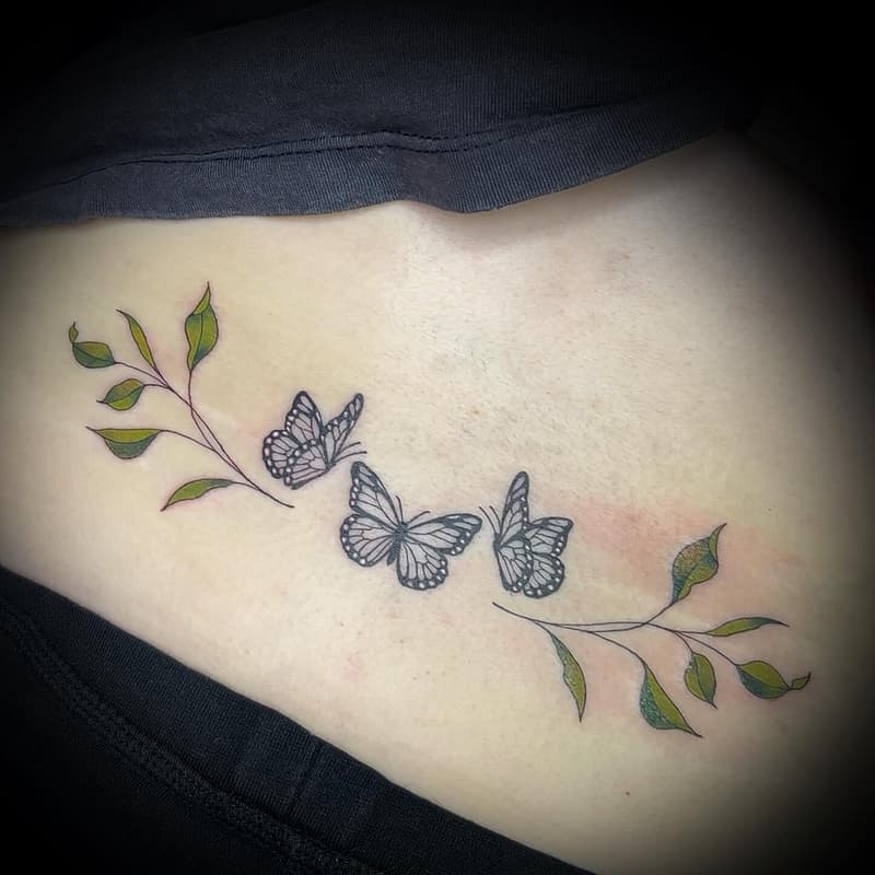 Blackwork tattoo by Clare | Perth Artist