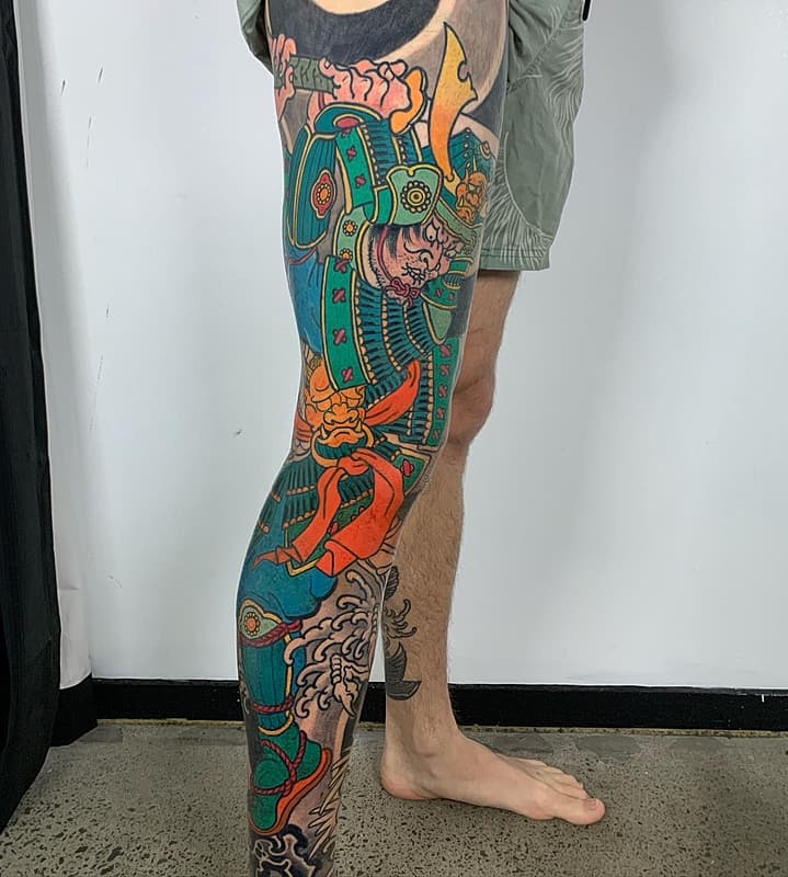 Neo-Japanese tattoo by Yo Tattooer