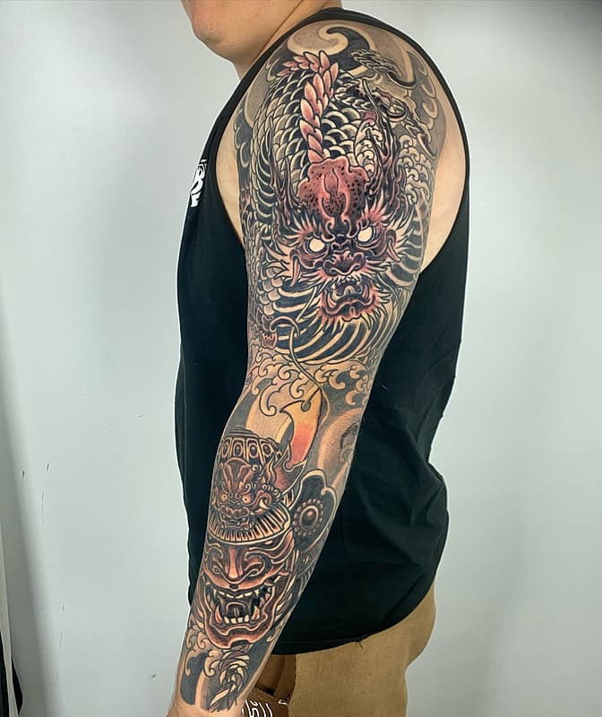 Neo-Japanese tattoo by Yo Tattooer