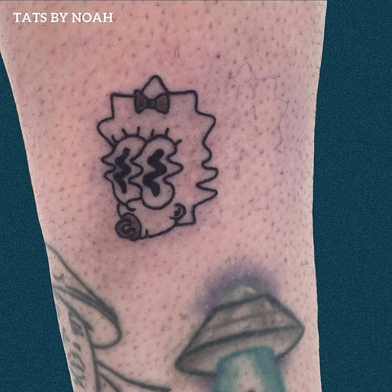 Abstract tattoo by Noah Johnson
