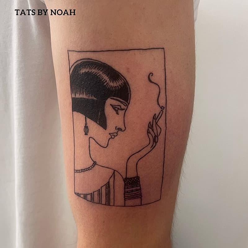 Abstract tattoo by Noah Johnson