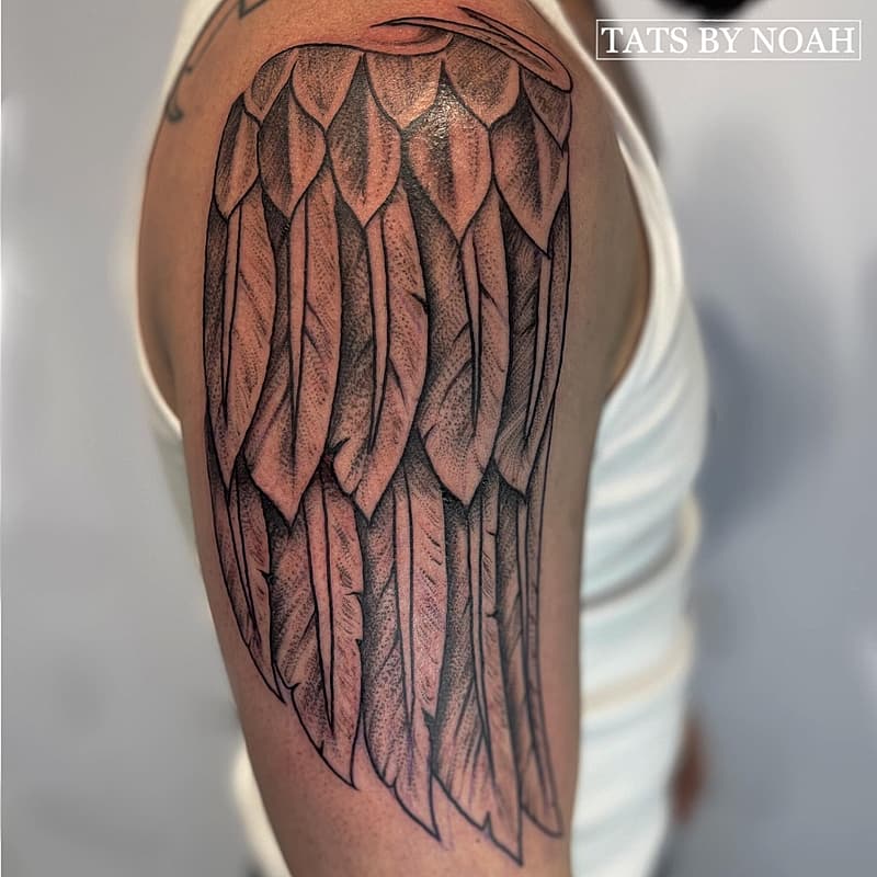 Abstract tattoo by Noah Johnson