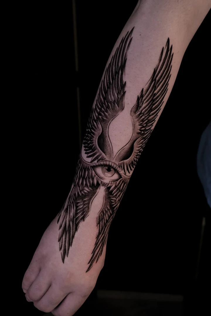 Blackwork tattoo by ⛓️Tattoo bookings open now⛓️