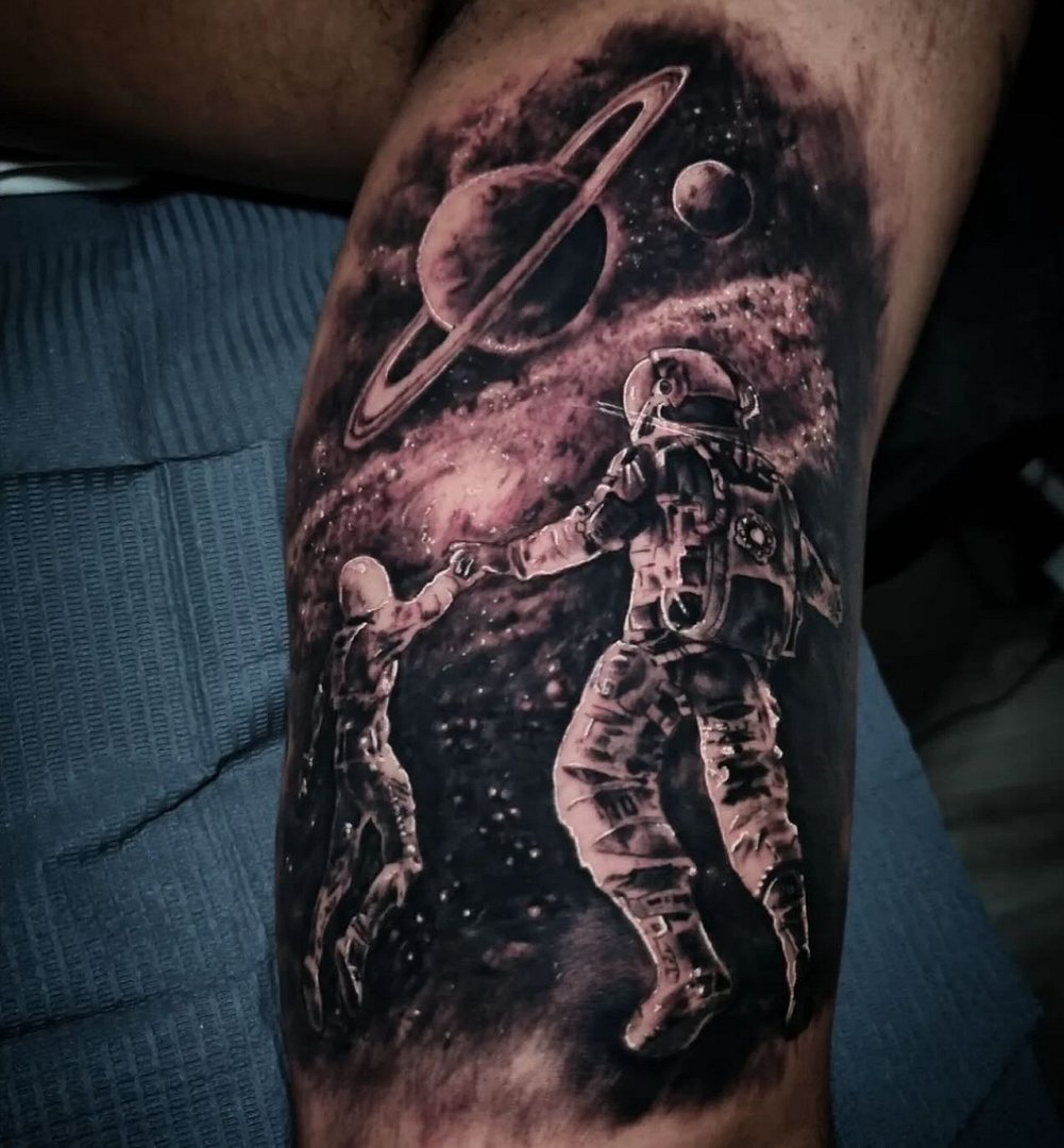 Realism (black & grey) tattoo by Chris JensenTattoo