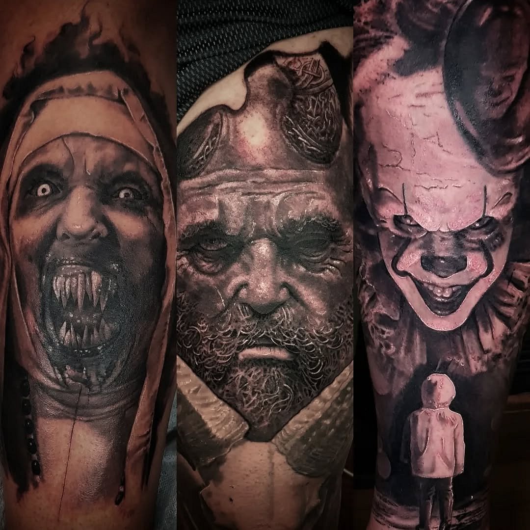 Realism (black & grey) tattoo by Chris JensenTattoo