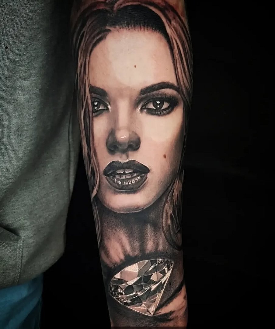 Realism (black & grey) tattoo by Chris JensenTattoo