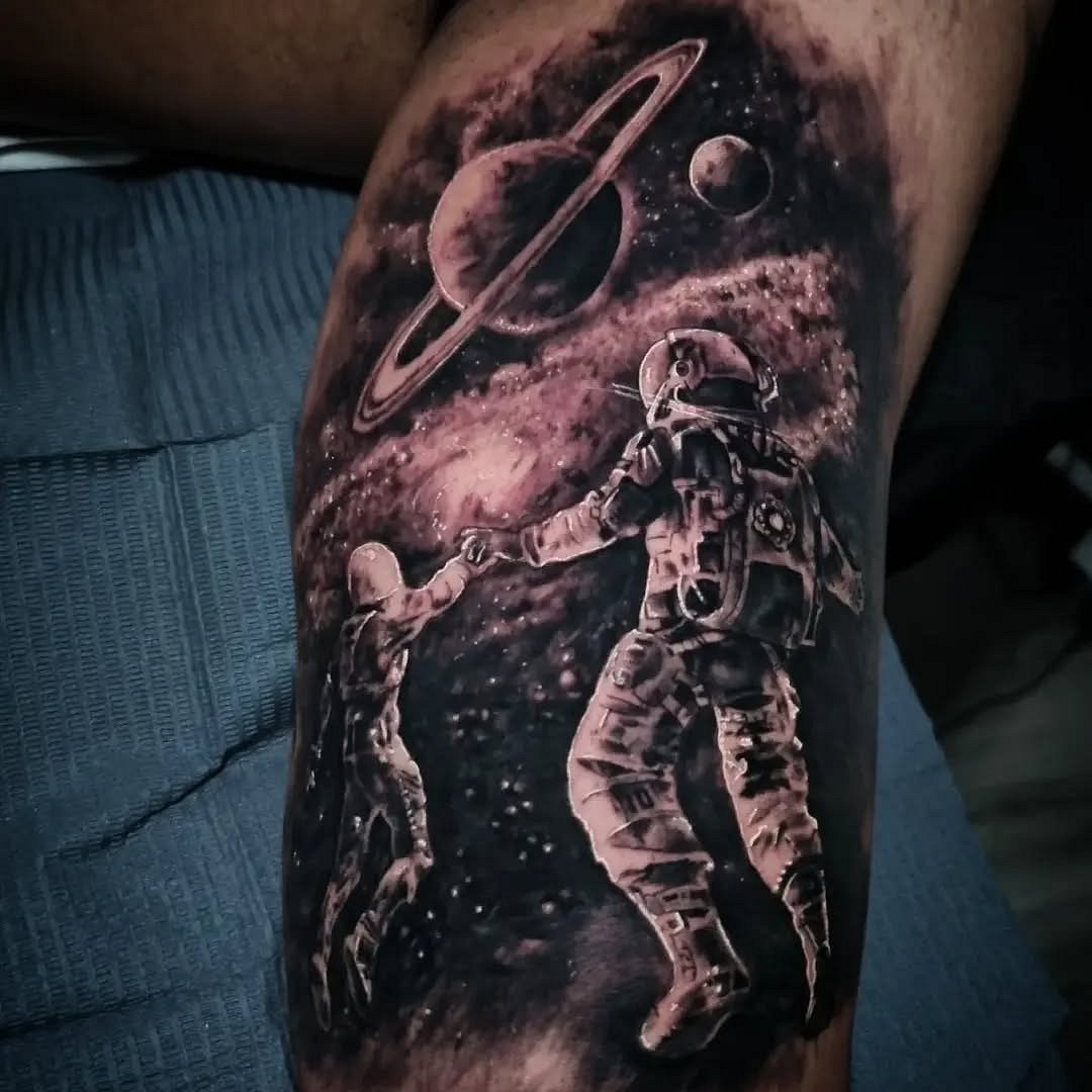 Realism (black & grey) tattoo by Chris JensenTattoo