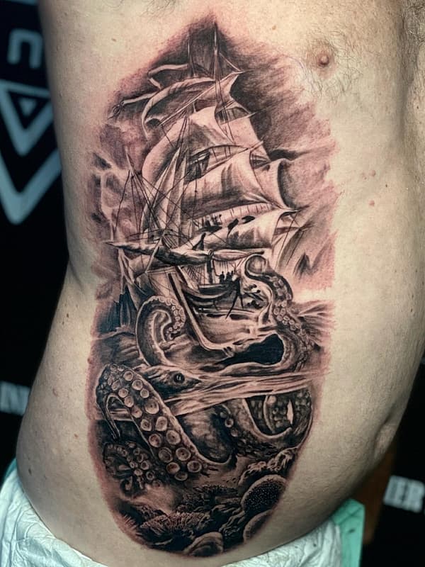 Realism (colour) tattoo by  Boris Tattoo