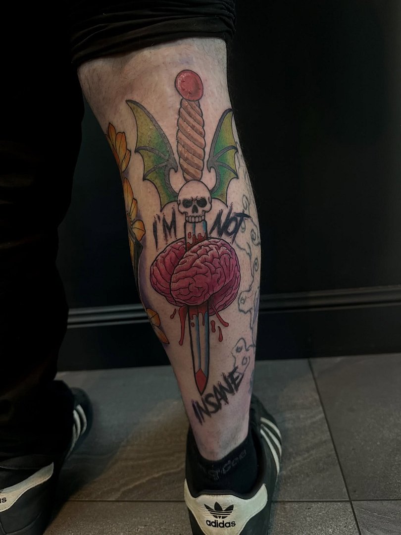 Realism (black & grey) tattoo by Danny
