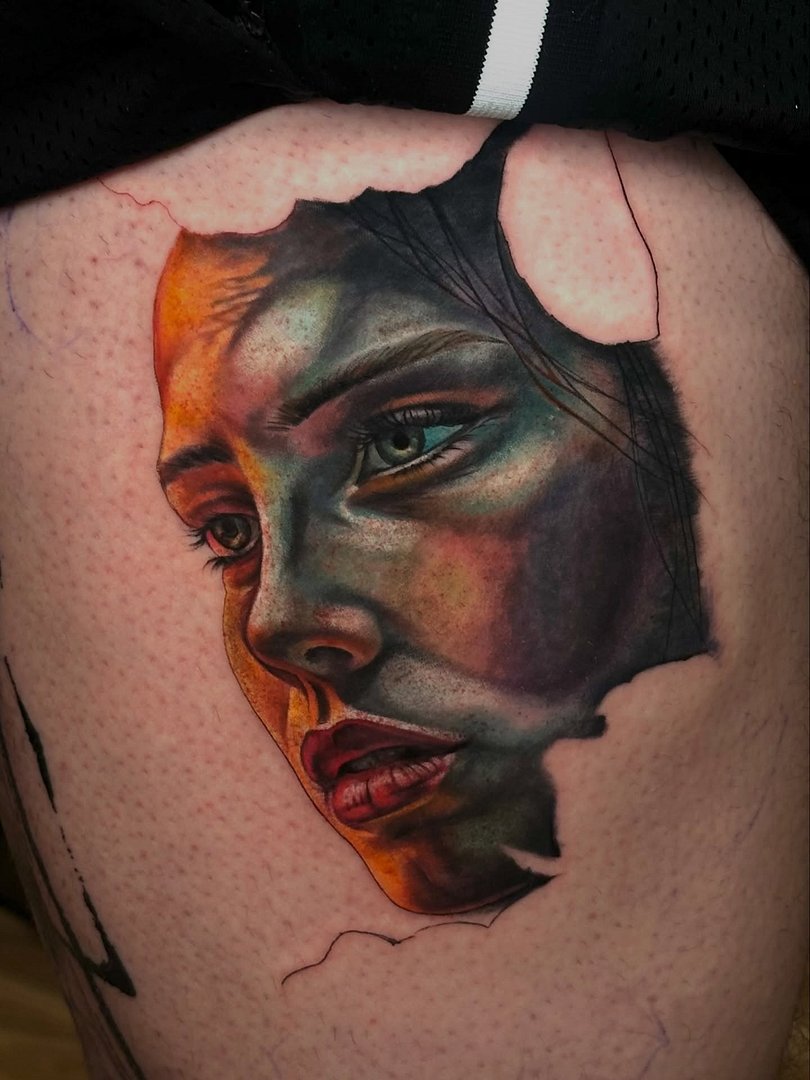 Neo-Traditional tattoo by Connor Ahmed