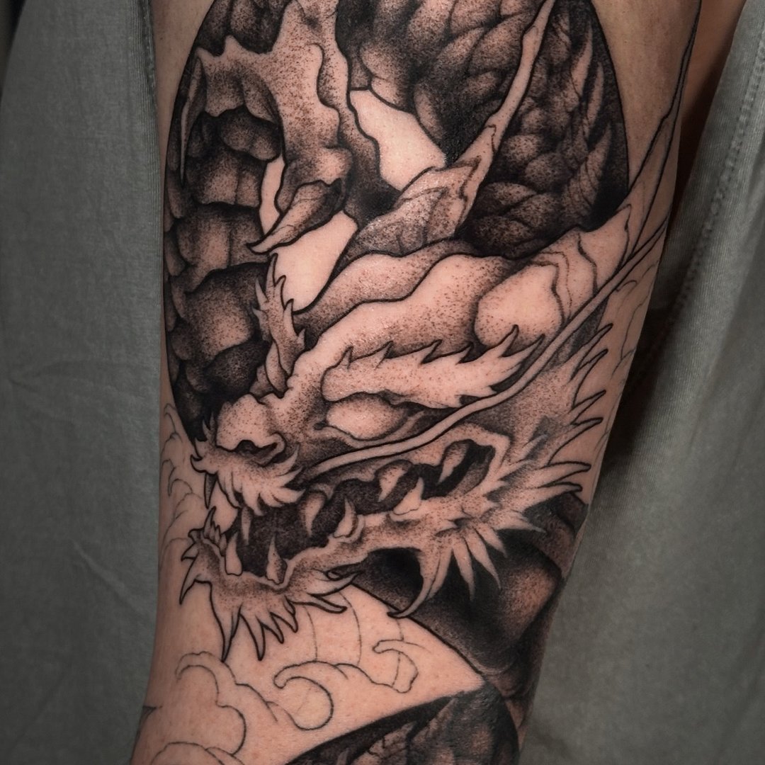 Neo-Traditional tattoo by Connor Ahmed