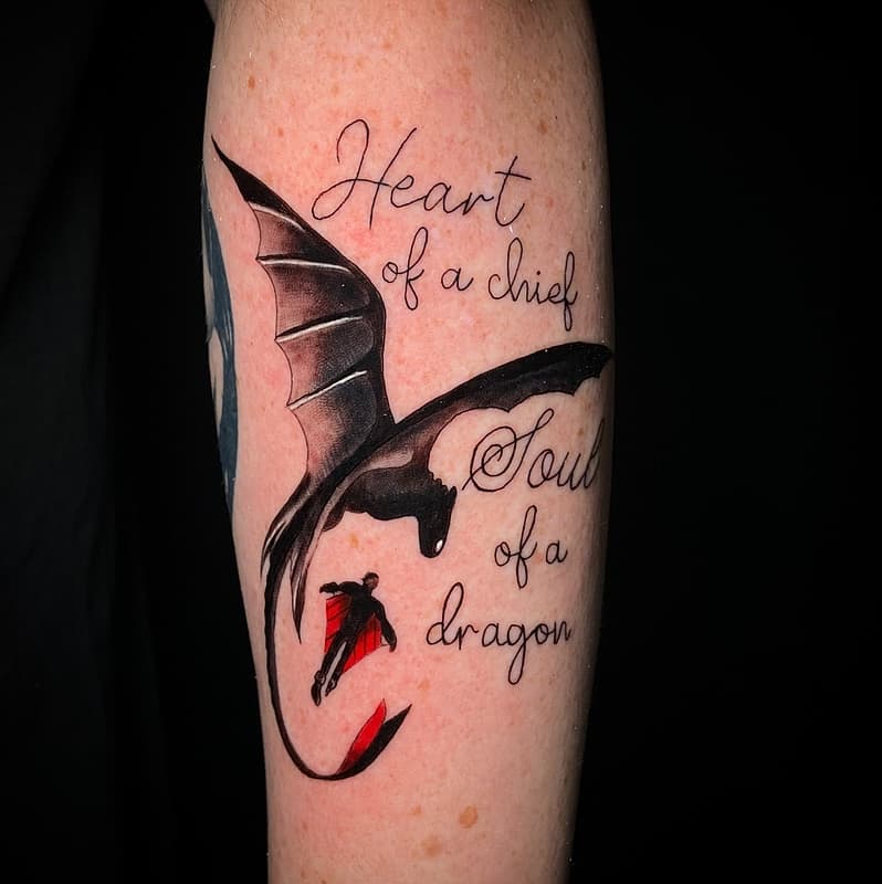 Realism (black & grey) tattoo by Ruth Hughes
