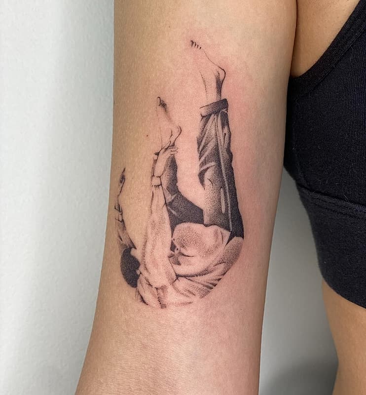 Fineline tattoo by Little Art Tattoo