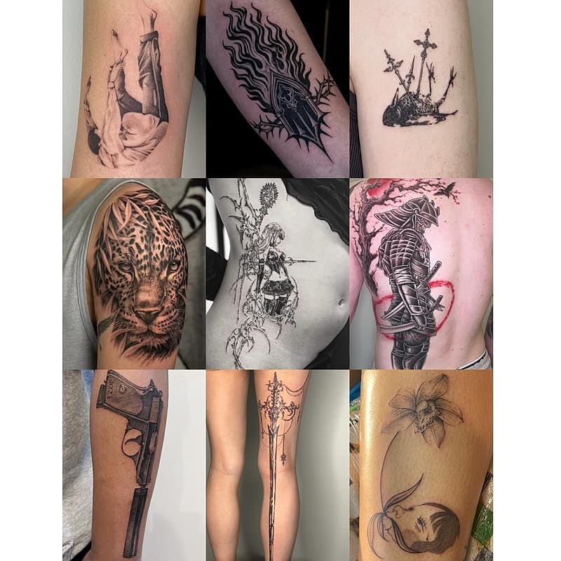 Fineline tattoo by Little Art Tattoo