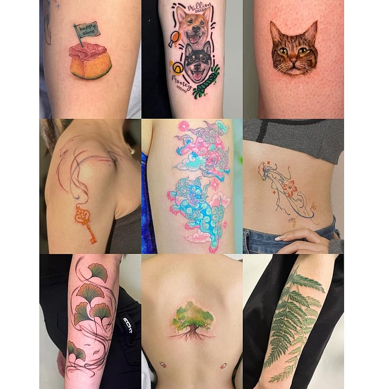 Fineline tattoo by Little Art Tattoo