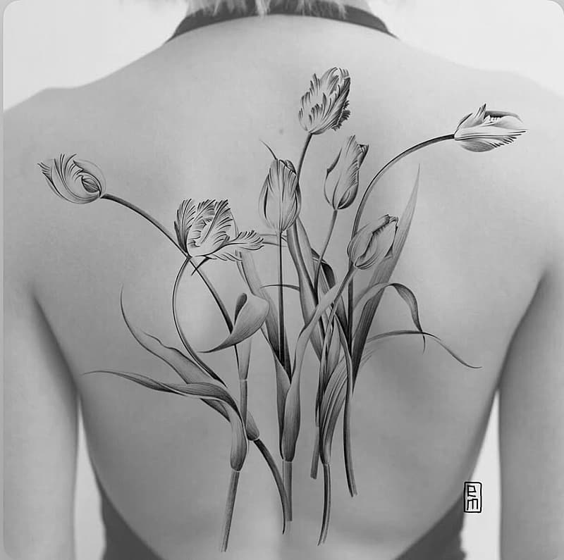 Fineline tattoo by Little Art Tattoo