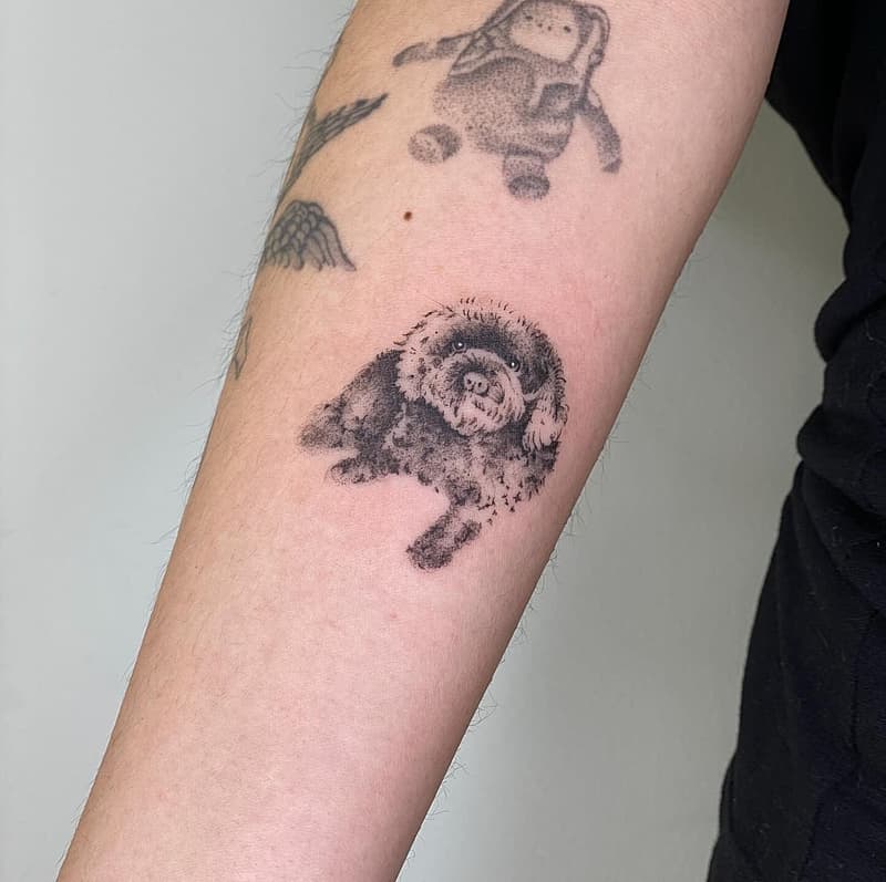 Fineline tattoo by Little Art Tattoo