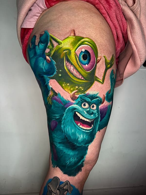 Realism (colour) tattoo by Adam Milton 