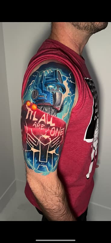 Realism (colour) tattoo by Adam Milton 