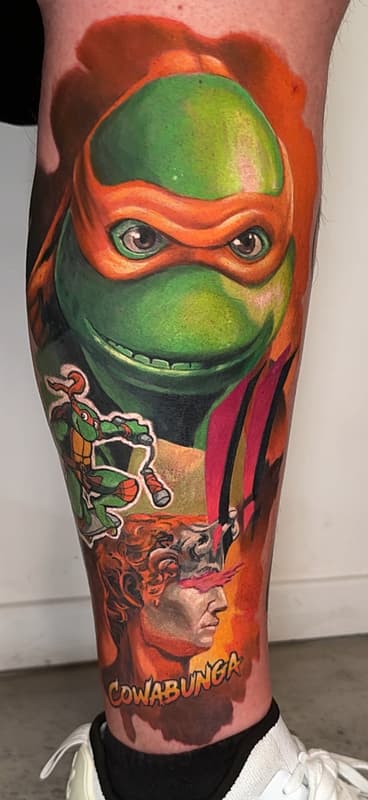 Realism (colour) tattoo
