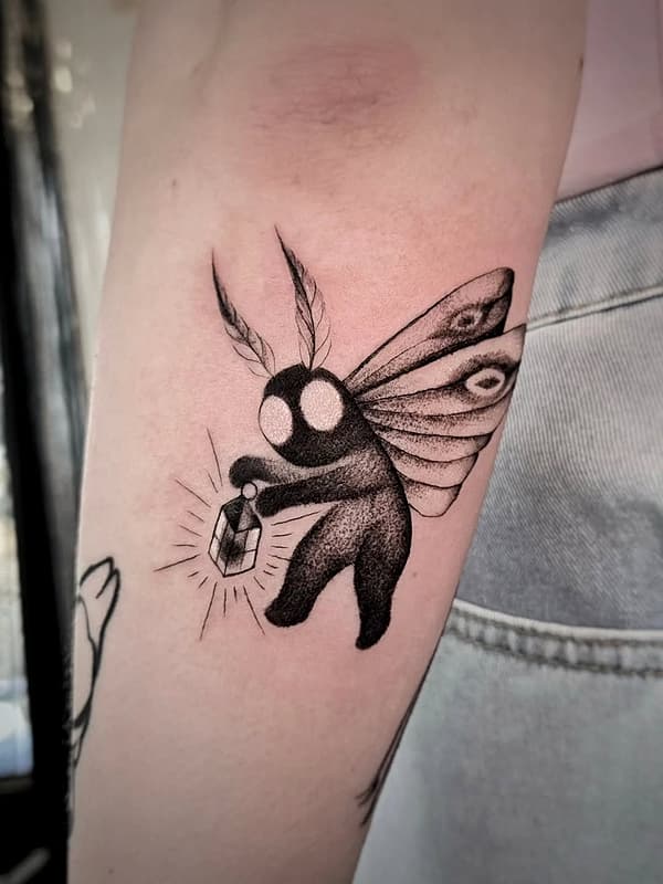 Illustrative tattoo by Candice Smith