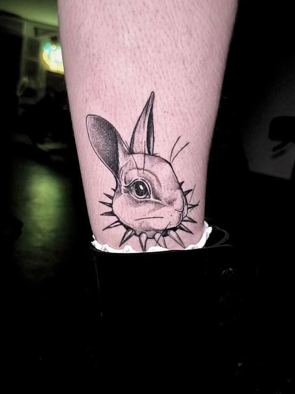 Illustrative tattoo by Candice Smith