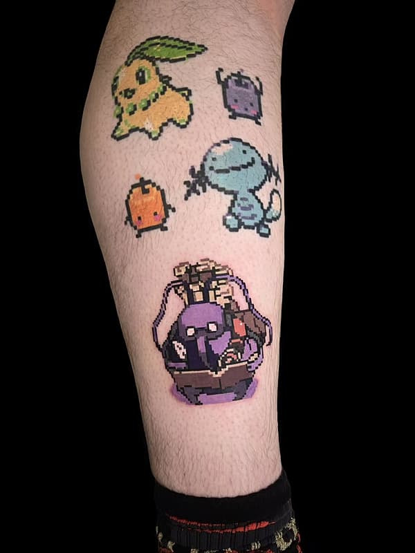 Illustrative tattoo by Candice Smith